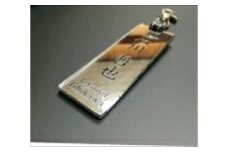 〈オーダーメイド〉ネームプレート　アクリルミラーシルバー　【ゴルフ　オリジナル　プレゼント　名入り　コンペ　景品　バック　キャディ　スーツケース　ギフト】
