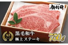 極上ステーキ750g 前後＜飯村牛＞和牛A5ランク