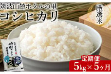 【定期便 5ヶ月】令和7年産 筑波山麓ホタルの里厳選米コシヒカリ5kg 透き通った大粒米 ※離島への配送不可 ※2025年10月下旬頃より順次発送予定