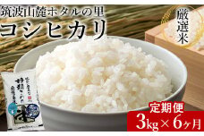 【定期便 6ヶ月】令和7年産 筑波山麓ホタルの里厳選米コシヒカリ3kg 透き通った大粒米 ※離島への配送不可 ※2025年10月下旬頃より順次発送予定