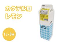 焼酎 割材 スミダ飲料 カクテル用 レモン 1L紙パック レモンサワー 1000ml （1L） ×3本　※離島への配送不可