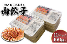 ゆきむら壱番亭の肉餃子10パック(160個入り)　※離島への配送不可