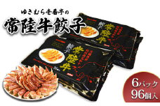 ゆきむら壱番亭の常陸牛餃子6パック(96個入り)　※離島への配送不可
