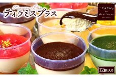 ティラミスプラス12個入　パティスリー天使のおくりもの　※離島への配送不可