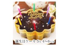 お誕生日ケーキ　星空のショコラ 5号 4-6人分　パティスリー天使のおくりもの ※離島への配送不可