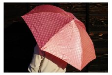 雪華模様の折り畳み傘（サイズ55cm）カラー：ピンク | 傘 かさ 折りたたみ傘 55センチ 雨具 メンズ レディース 兼用 雪の結晶 ピンク おしゃれ かわいい 雨 梅雨 贈答 贈り物 プレゼント 父の日 母の日 お中元 お歳暮 御歳暮 茨城県 古河市 _BL04