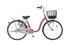 内装3段オートライト付き自転車ディオラ26型ローズピンク ※関東地方以外への配送不可 | 自転車 26インチ 3段 変速 オートライト チャリ チャリンコ ピンク 通勤 通学 日常 買い物 おでかけ 運動 安全 便利 関東限定 おしゃれ かわいい 贈答 ギフト 贈り物 プレゼント 茨城県 古河市 _AV39