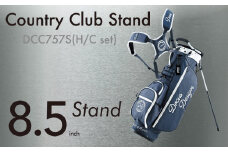 Country Club Stand 8.5 DCC757S (ヘッドカバーセット) ネイビー／ホワイト | ゴルフ DOCUS キャディバッグ ※離島への配送不可 _CZ48