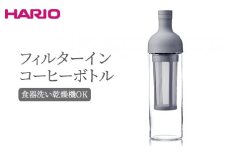 HARIO フィルターインコーヒーボトル（ペールグレー）［FIC-70-PGR］｜ ハリオ はりお 耐熱 ガラス 食器 器 保存容器 キッチン 日用品 キッチン用品 日本製 おしゃれ かわいい 水出し アイスコーヒー フィルター 水筒 ボトル 持ち運び 水出しコーヒーボトル コールドブリューボトル 耐熱ボトル ガラスボトル 冷水筒 ピッチャー コーヒーメーカー アイスコーヒーメーカー _BE76