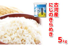 【新米】令和7年産 古河産にじのきらめき（5kg） | 米 こめ コメ 5キロ にじのきらめき 虹のきらめき にじきら 茨城県産 古河市産 贈答 贈り物 プレゼント 茨城県 古河市 直送 産地直送 送料無料 着日指定可 着日指定OK ※2025年9月上旬頃より順次発送予定 _DP09