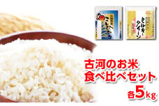 令和6年産 古河のお米食べ比べセット（コシヒカリ・ミルキークイーン）計10kg | 米 こめ コメ 10キロ 精米 食べ比べ 食べくらべ こしひかり コシヒカリ ミルキークイーン みるきーくいーん 古河市産 茨城県産 贈答 贈り物 プレゼント 茨城県 古河市 直送 農家直送 産地直送 送料無料 着日指定可 着日指定OK _DP04