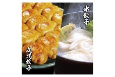 餃子づくしセット（E）焼餃子1包み（2人前）・水餃子1包み（2人前） ※着日指定不可｜餃子 焼餃子 ぎょうざ ギョウザ マルマン 丸満餃子 名物グルメ ソウルフード ギフト 贈答 贈り物 プレゼント お中元 お歳暮 茨城県 古河市 送料無料 惣菜 おつまみ _CO06