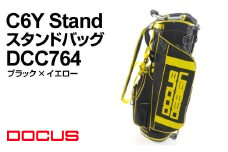 C6Y Stand スタンドバッグ DCC764 ブラック×イエロー | ゴルフ golf ゴルフ用品 スポーツ スポーツ用品 DOCUS ドゥーカス ギフト 贈答 景品 茨城県 古河市 キャディバッグ キャディーバッグ キャディバック プレゼント お祝 ご褒美 プレゼント 記念品 _EO82