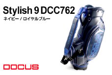ゴルフバッグ　Stylish 9　DCC762　ネイビー/ロイヤルブルー | ゴルフ golf ゴルフ用品 スポーツ スポーツ用品 DOCUS ドゥーカス ギフト 贈答 景品 茨城県 古河市_EO95