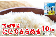  令和6年産 古河市のお米 にじのきらめき 10kg（5kg×2袋） | 米 コメ 10キロ ニジノキラメキ にじきら 虹のきらめき 古河市産 茨城県産 贈答 贈り物 プレゼント 茨城県 古河市 直送 産地直送 送料無料 着日指定可 着日指定OK _DP92