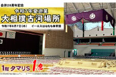 令和7年夏巡業 大相撲古河場所 1階タマリS 1席 8/7開催 ※2025年6月下旬頃までに発送いたします | 相撲 地方巡業 観戦 すもう スモウ たまり タマリ 茨城県 古河市 _DP81