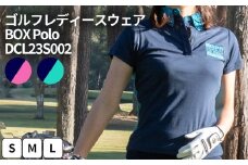 ゴルフレディースウェア BOX Polo DCL23S002｜ゴルフ golf ゴルフ用品 スポーツ スポーツ用品 DOCUS ドゥーカス ギフト 贈答 景品 茨城県 古河市_FW37