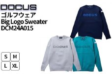 ゴルフウェア Big Logo Sweater DCM24A015  | ゴルフ golf ゴルフ用品 スポーツ スポーツ用品 DOCUS ドゥーカス ギフト 贈答 景品 茨城県 古河市 _FW76