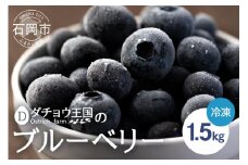 冷凍 ブルーベリー 1.5kg ダチョウ王国産 ( 500g 3パック ) 完熟 1.5キロ 果物 フルーツ 国産 産地直送 農家直送 産直 くだもの スムージー ジャム ヨーグルト デザート 茨城 茨城県 石岡市 (C05-002)