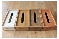 桐 の ティッシュケース （M） 桐製 木製 無垢材 防虫剤 漂白剤 不使用 天然木 雑貨 インテリア 木製ティッシュケース クラフト おしゃれ 工芸品 ティッシュ ケース ティッシュカバー 北欧 リビング ダイニング シンプル 上質 (F16-027)