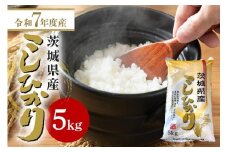 【令和7年産】石岡市産コシヒカリ 5kg 精米 お米 米 白米 茨城県 石岡市 B05-007