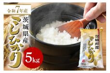 【令和7年産】石岡市産コシヒカリ 5kg 精米 お米 米 白米 茨城県 石岡市 B05-007