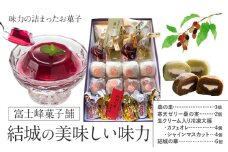 和菓子 結城の美味しい味力（みりょく）満載 富士峰菓子舗《90日以内に出荷予定(土日祝除く)》茨城県 結城市 和菓子 スイーツ 詰め合わせ 桑の里 寒天ゼリー 白餡 すりごま入り餡 ホワイトチョコレート 大福 コーヒー 抹茶 シャインマスカット