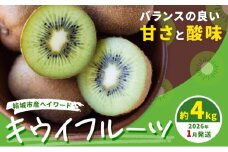 石井果樹園のキウイフルーツ【1月発送】 結城市産 ヘイワード 約4kg 出荷時期 《2026年1月上旬-1月末頃出荷》茨城県 結城市 キウイ きうい 果物 フルーツ 新鮮 国産 ギフト 送料無料