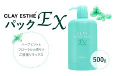 トリートメント クレイエステ パック EX 500g《30日以内に出荷予定(土日祝除く)》茨城県 結城市 化粧品 ヘアケア トリートメント ミント スカルプ ヘアエステ クレイ 詰め替え用 ケア用品 ヘア 美容【配送不可地域あり】