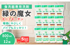 食洗機用洗剤 緑の魔女 オートキッチン 800g×12個セット | 食器用洗剤 食洗器用洗剤 食器洗剤 食洗器洗剤 食洗機洗剤 食洗機用 食洗器用 台所 台所洗剤 台所用洗剤 粉末 粉末洗剤 洗浄力 キッチン洗剤 キッチン用洗剤 洗剤 環境 エコ やさしい 優しい 弱酸性 パイプクリーナー 除菌 防臭 詰まり 臭い キッチン 植物由来  油汚れ お中元 お歳暮 ギフト 大掃除 茨城県 龍ケ崎市