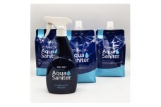 微酸性次亜塩素酸水アクアサニター1L×3個(詰替え用ボトル1本付き)セット お試しセット | 除菌 消臭剤 消毒 世界中で活躍 病院 公共機関でも利用 除菌スプレー 消臭スプレー 防カビ 空間除菌 ペット消臭 衣類消臭 キッチン除菌 食中毒予防 マスク トイレ 安心安全 アクアサニタ― コロナ コロナウィルス対策 インフルエンザ対策 インフルエンザ予防 風邪予防 茨城県 龍ケ崎市