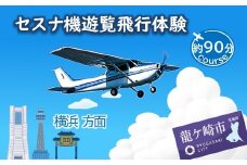 ＜3名＞セスナ機遊覧飛行体験〈約90分コース〉(フライトQ) | 遊覧飛行 体験 フライト 旅行 利用券 体験 国内 トラベル チケット 飛行  グライダー 3名様まで 空旅 レジャー 観光 ギフト プレゼント 贈り物 茨城県 龍ケ崎市