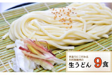 龍ケ崎名物 手造りの生うどん[(麺150g×3食・つゆ1個)×3パック] | うどん ウドン 生麺 生うどん 麺 麺類 惣菜 和食 おかず 簡単 料理 グルメ お取り寄せ お取り寄せグルメ 名物 つゆ付き 手作り もっちり 中太麺 人気 手軽 茨城県 龍ケ崎市