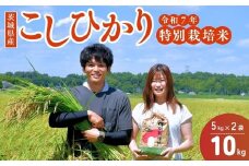 【令和7年度新米】龍ケ崎の特別栽培米 コシヒカリ 10kg(5㎏×2袋) ❙ こしひかり お米 米 こめ 白米 精米 新米 特別栽培米 冷めてもおいしい 美味しい こだわり おにぎり 茨城県 龍ケ崎市産