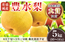 【 先行予約 】【 8月分 数量限定 】茨城県産 「 豊水梨 」 約5kg 【 2025年8月下旬～9月上旬にかけて発送予定 】【 梨 なし 豊水 ナシ 果物 フルーツ なし 甘味 茨城県産 くだもの 豊水梨 】