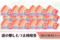 道の駅 しもつま利用券 （ 90,000円分 ）【 利用券 下妻市 道の駅 チケット 食事券 農産物直売所 お土産 道の駅しもつま 】