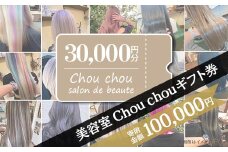 美容室 Chou chou ギフト券 （ 30,000円分 ）【 美容室 美容院 美容体験 ヘアサロン ヘアカット 利用券 ギフト券 美容 髪 シャンプー トリートメント ヘアスタイル 】