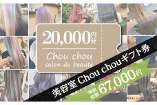 美容室 Chou chou ギフト券 （ 20,000円分 ）【 美容室 美容院 美容体験 ヘアサロン ヘアカット 利用券 ギフト券 美容 髪 シャンプー トリートメント ヘアスタイル 】