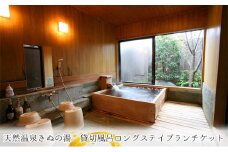 常総市　貸切風呂　ロングステイプランチケット
