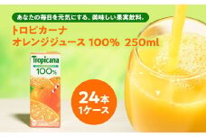 トロピカーナ 100％ オレンジ 250ml LLスリム×24本 ジュース 飲料 フルーツ 紙パック 贈答品 贈り物