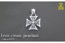 Iron cross pendant