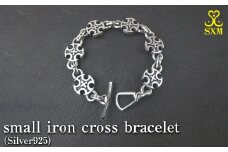 small iron cross bracelet