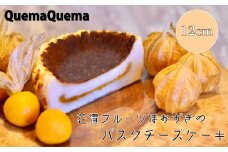 QuemaQuema 花貫フルーツほおずきのバスクチーズケーキ