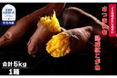 【先行予約】さつまいも　熟成紅こがね　5kg（茨城県共通返礼品・行方市産）