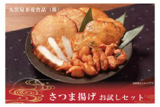 さつま揚げ　お試しセット【サツマアゲ さつまあげ すり身 おかず おつまみ 魚肉】(AN202)