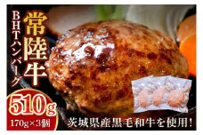 常陸牛　BHTハンバーグ【ひたちぎゅう ひたちうし ジューシー 肉汁 専門店の味】(BY201)