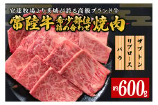 安達牧場の「常陸牛」希少部位おまかせ詰め合わせ　焼肉