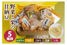 野菜と栗の甘納豆