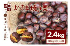 有限会社鍋屋本店 かさま 焼き栗 2.4kg (4箱) 茨城県 笠間 かさま 焼き栗 栗 くり 和栗 国産栗 甘栗 栗きんとん スイーツ おやつ 低温熟成 無燻製 保存料無添加 送料無料 贈答用 ギフト
