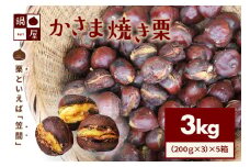 有限会社鍋屋本店 かさま 焼き栗 3kg (5箱) 茨城県 笠間 かさま 焼き栗 栗 くり 和栗 国産栗 甘栗 栗きんとん スイーツ おやつ 低温熟成 無燻製 保存料無添加 送料無料 贈答用 ギフト